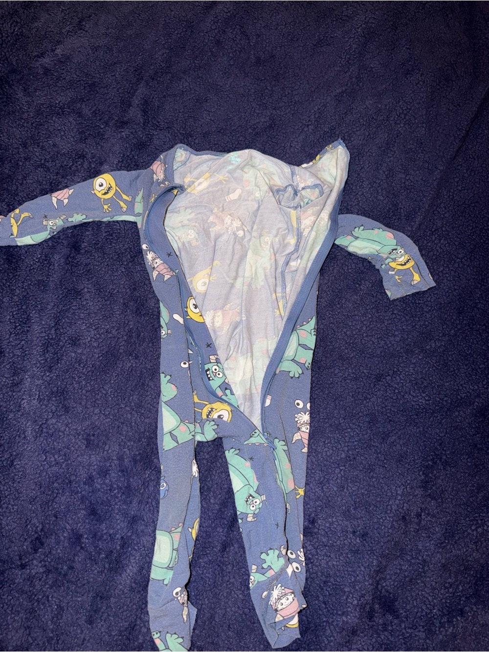 Monster's Inc One-Piece Pajama - size 24m